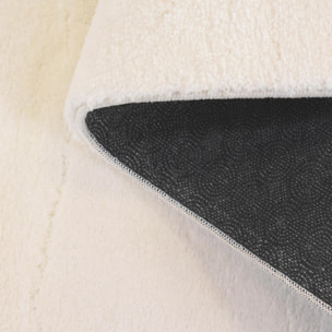 Tapis salon MITA, soft et soyeux, tapis uni à l'aspect Shaggy