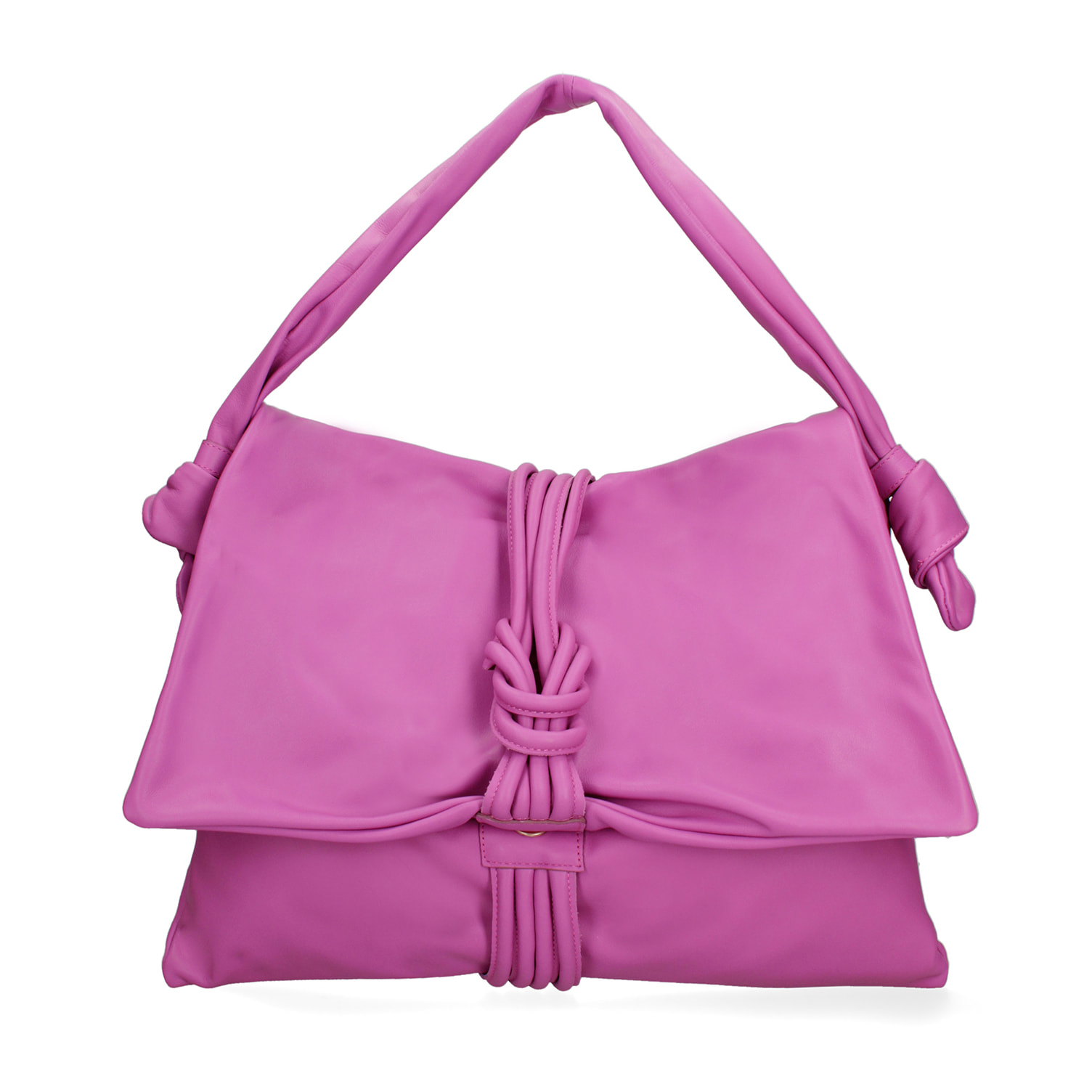 Borsa a spalla da donna In Vera pelle Made in Italy 46x32x2 cm