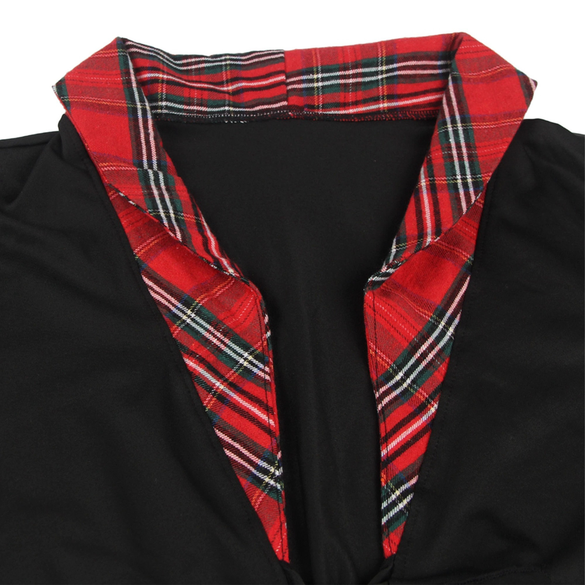 Uniforme estudiante top corto y falda plisada estilo universitario traje de cosplay
