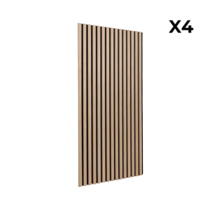 Panneaux muraux acoustiques, tasseaux décoratifs chêne  KYOTO