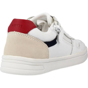 Zapatillas Niño de la marca GEOX  modelo J DJROCK BOY A BLANCO