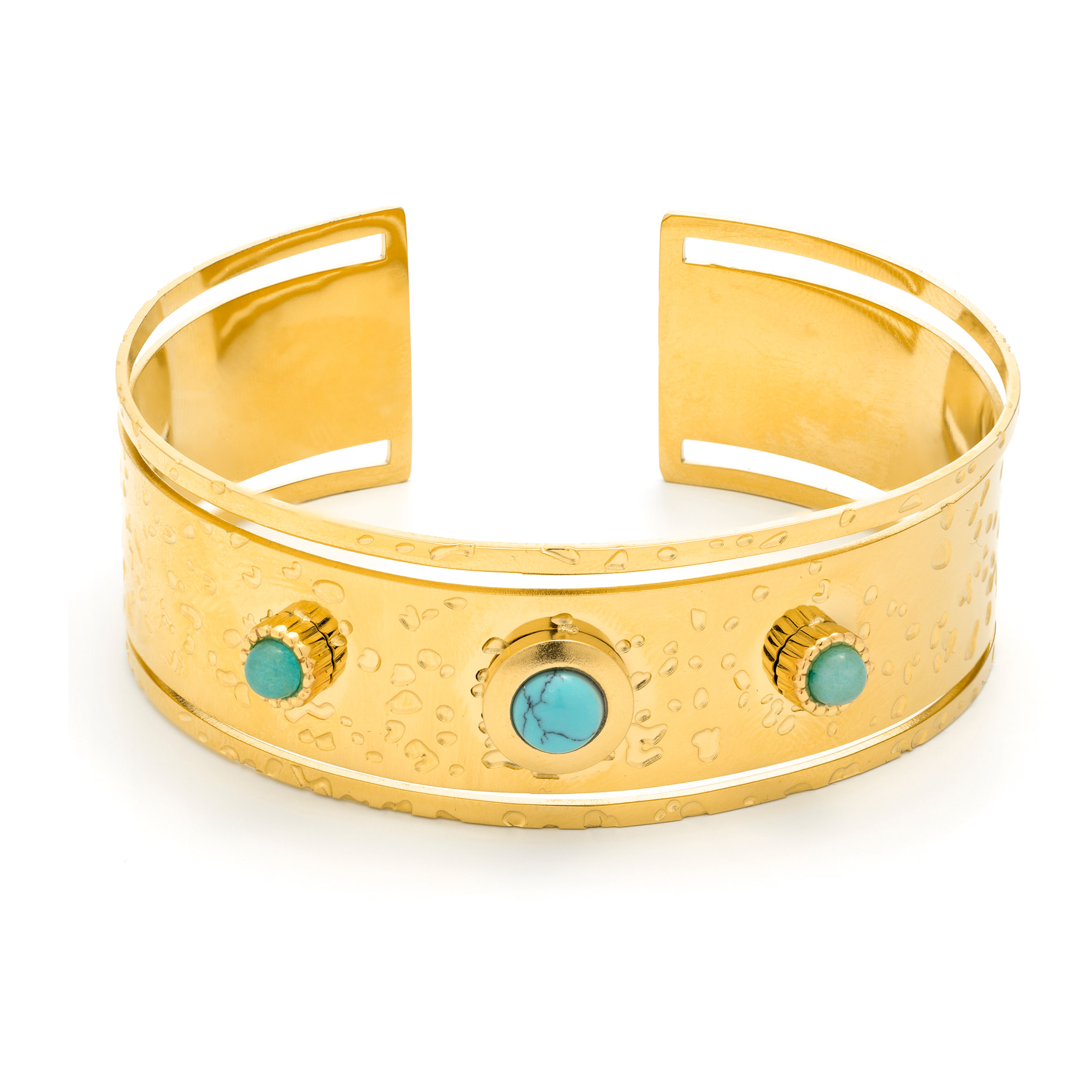 Brazalete LUX BY LUX acabado oro 18k