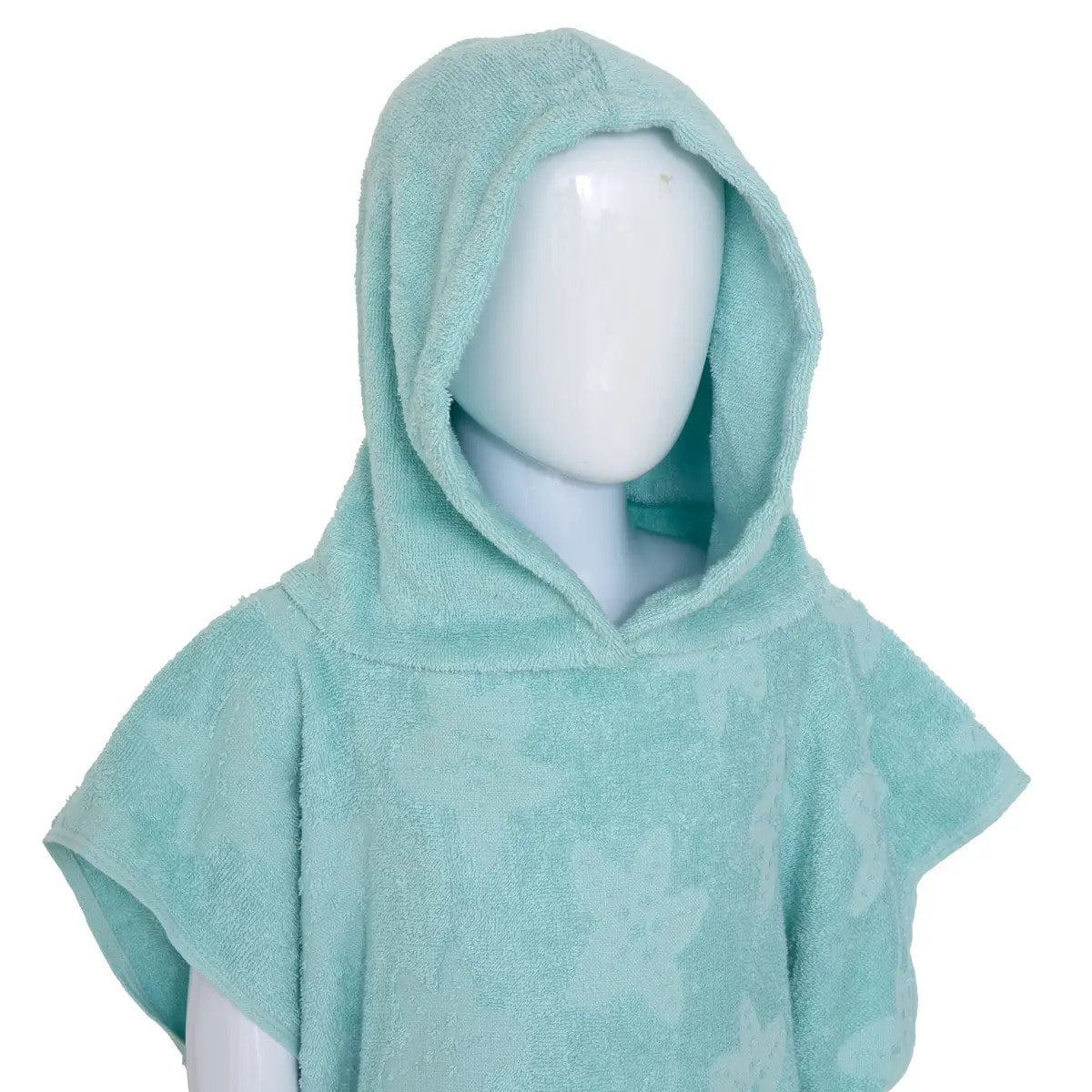 Set Cape et Gant de bain Enfant Orta 92x50 cm Bleu