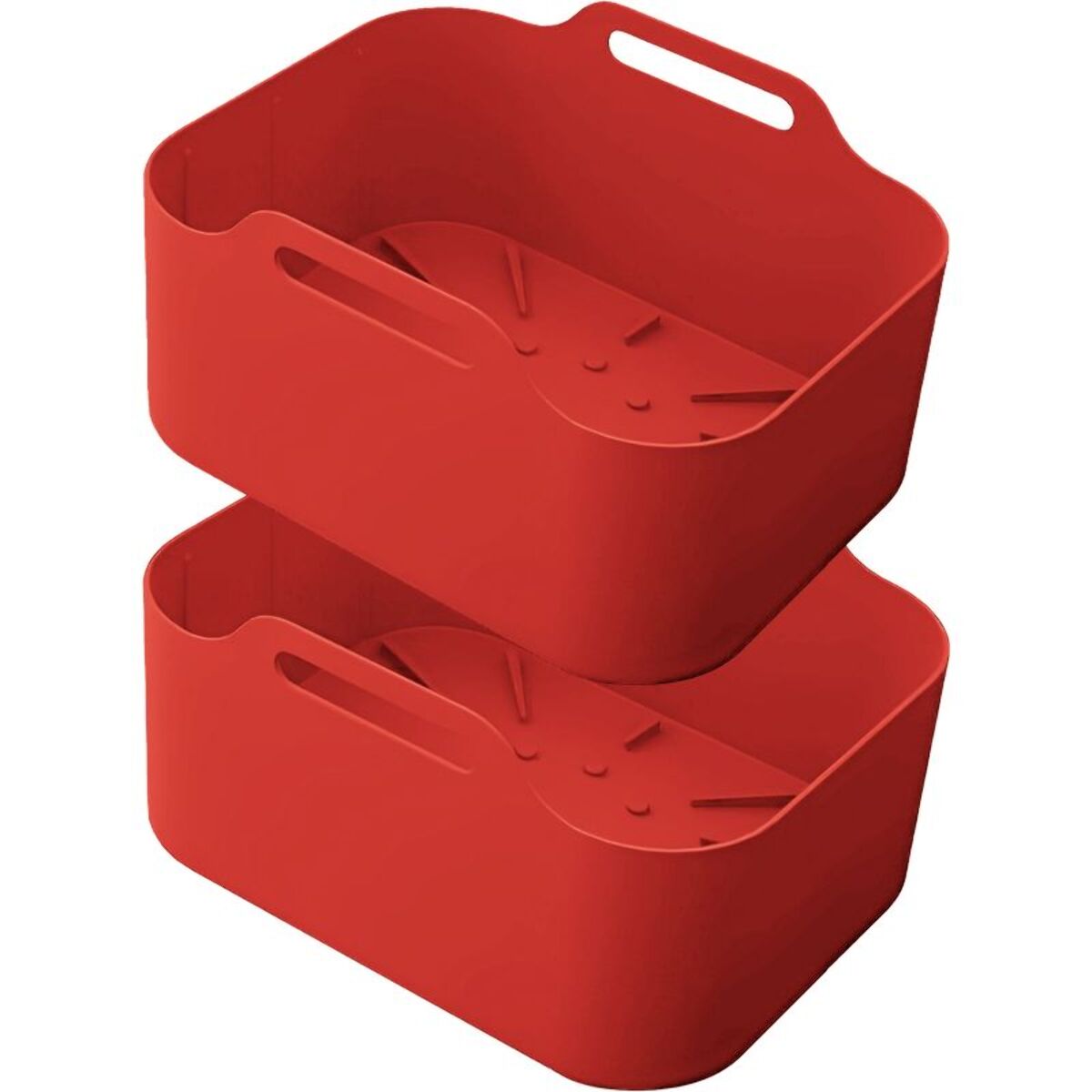 Panier silicone KITCHENCOOK rectangulaire, lot de 2