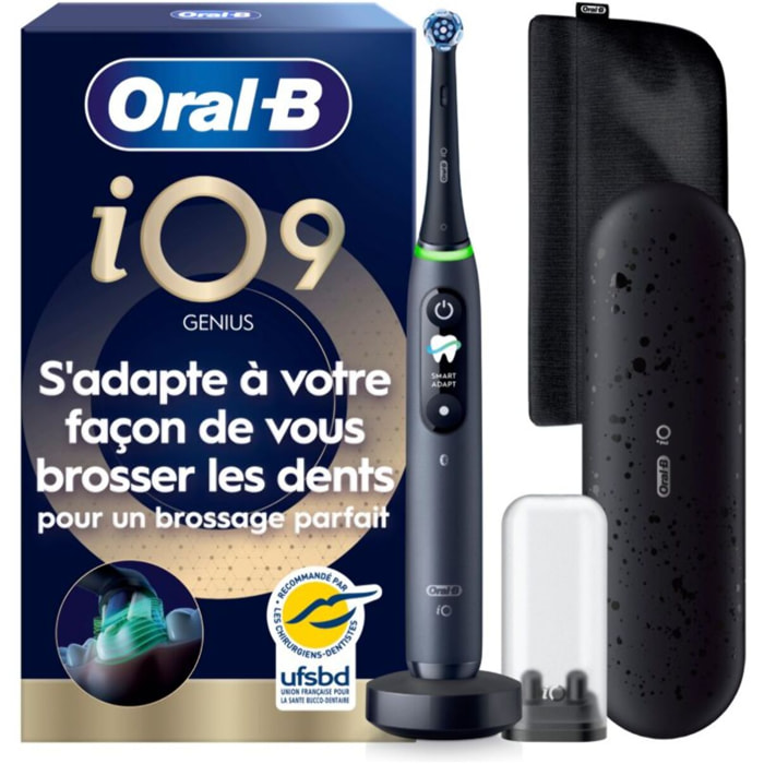 Brosse à dents électrique ORAL-B iO9 Series Black Onyx Luxe Edition