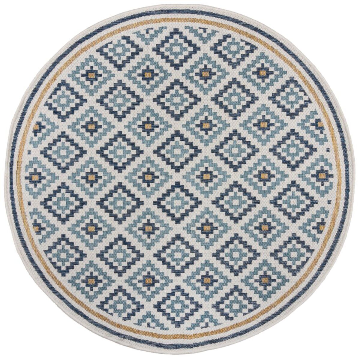 Tapis extérieur rond ZIA