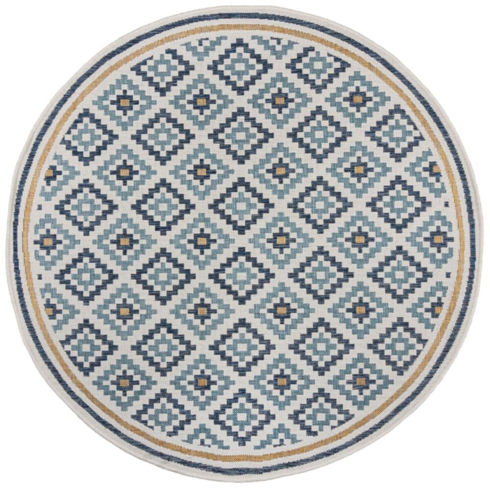 Tapis extérieur rond ZIA