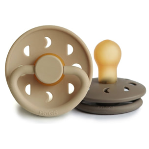 Frigg Pack 2 Chupetes Block Latex Moon Phase