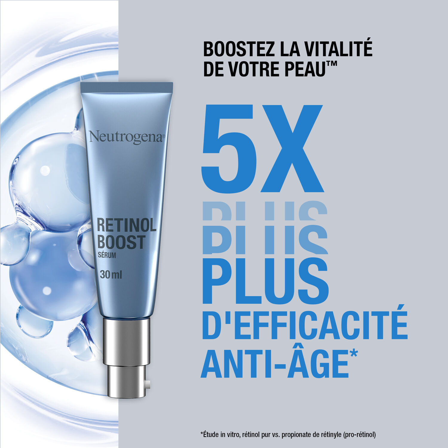 Retinol Boost - Sérum Visage Anti-Rides Anti-Âge 30ml
