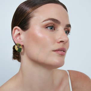 Pendientes Shanan acabado oro amarillo 18k