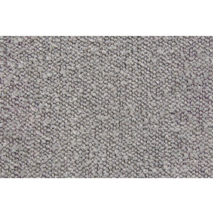 Lit avec tête de lit capitonnée bouclette et sommier tapissier Ep14