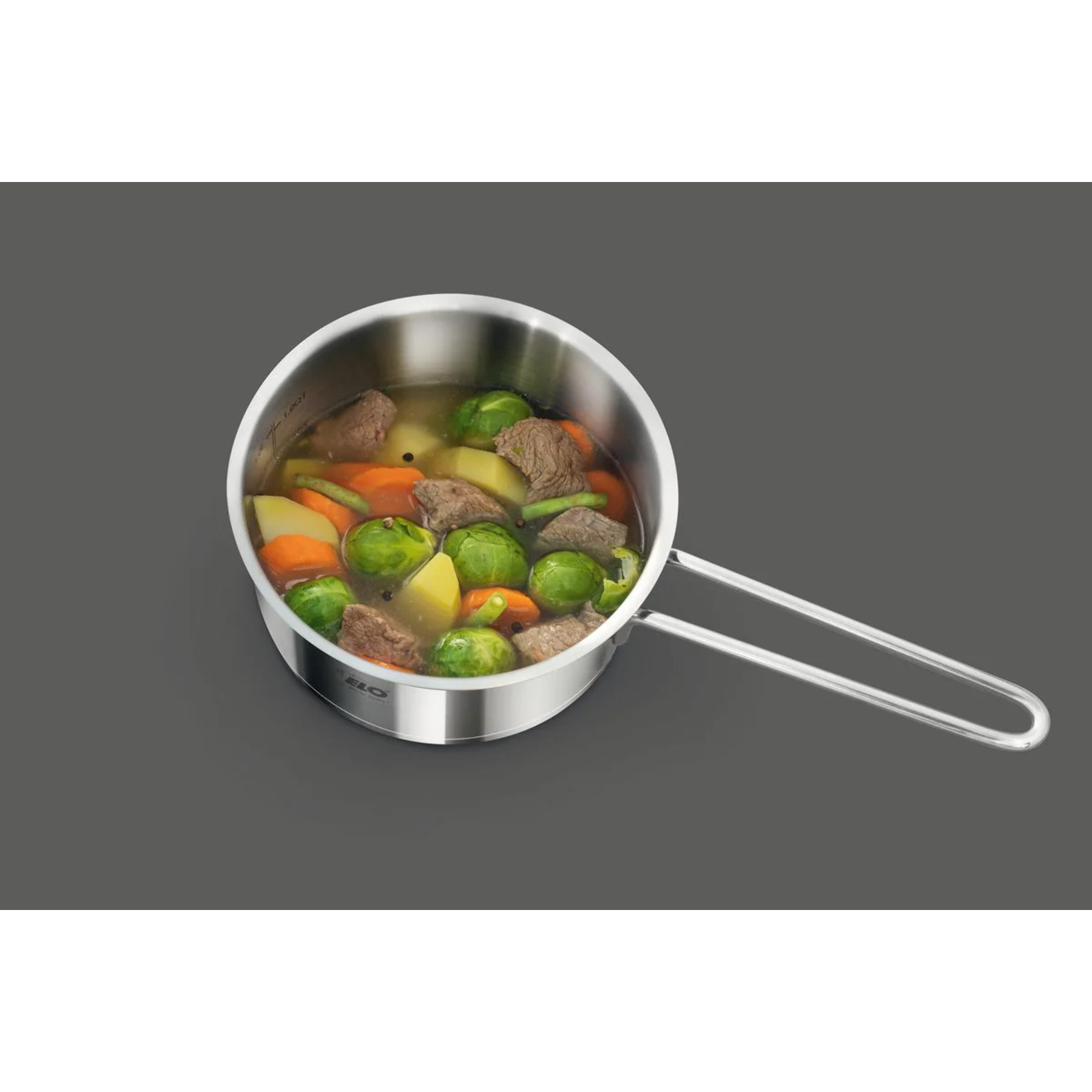 Casserole en inox 16 cm capacité 1,3 litres Elo Citrin