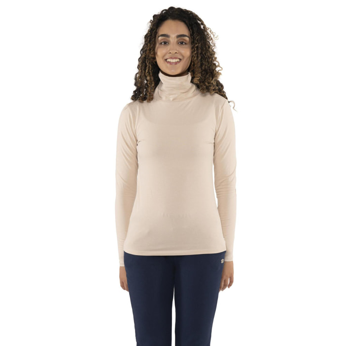 T-shirt a manica lunga dolcevita da donna "Never Without"