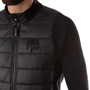 Chaqueta ciclista hombre manga larga negro