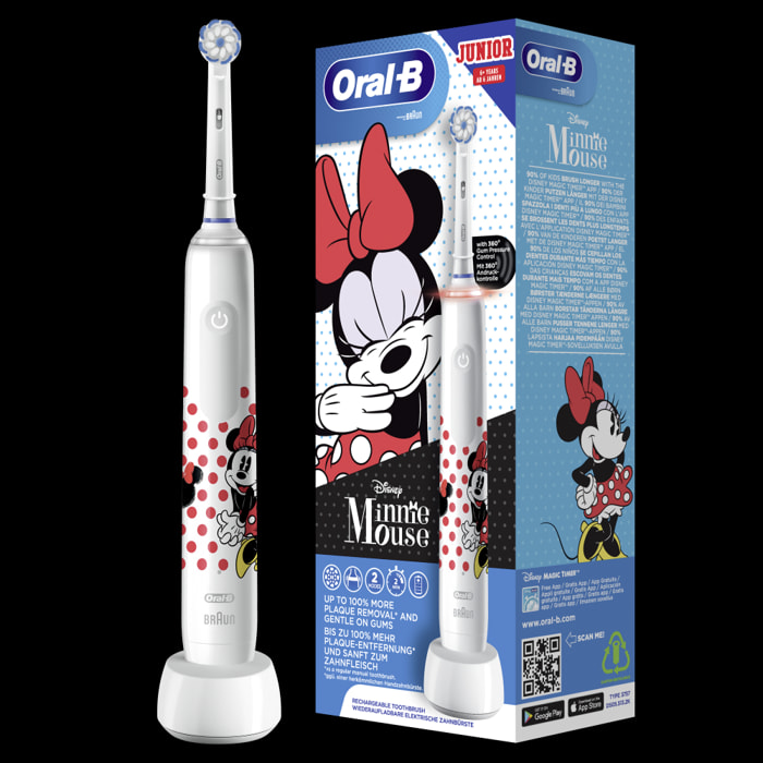 Oral-B Junior - Minnie Mouse - Brosse à dents électrique