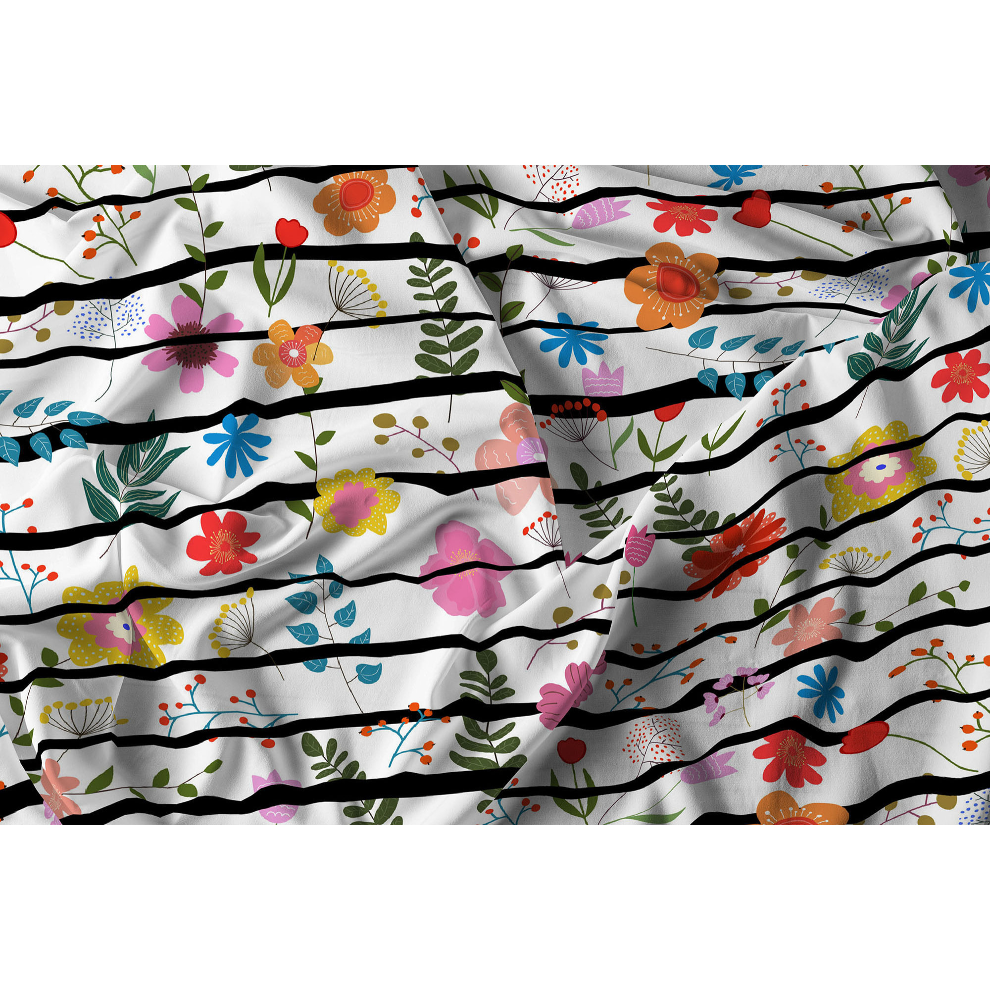 PARURE COPRIPIUMINIO SHINE Stampa Digitale, 100% cotone Made in Italy - MATRIMONIALE