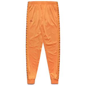 Kappa - Pantaloni Uomo Arancio - 222 BANDA RASTORIA SLIM