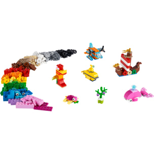 LEGO CLASSIC 11018 - DIVERTIMENTO CREATIVO SULL'OCEANO