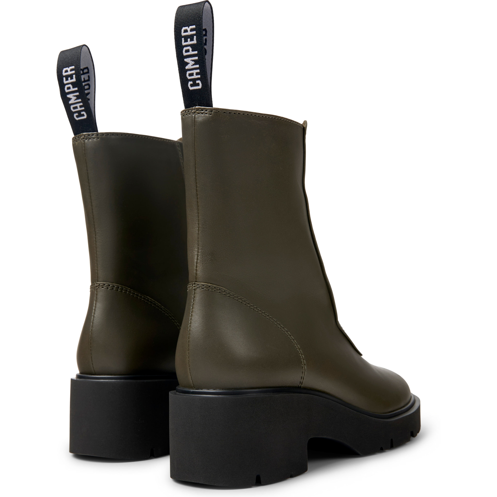 CAMPER Milah - Botines Mujer Verde