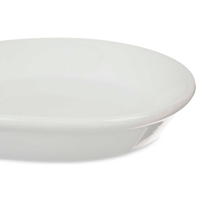 REPOSACUCHARAS PORCELANA BLANCA 29CM