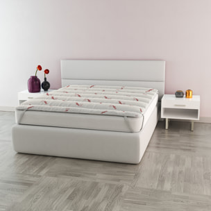 TOPPER TRAPUNTATO CRABYON CON ELASTICI - Made in Italy