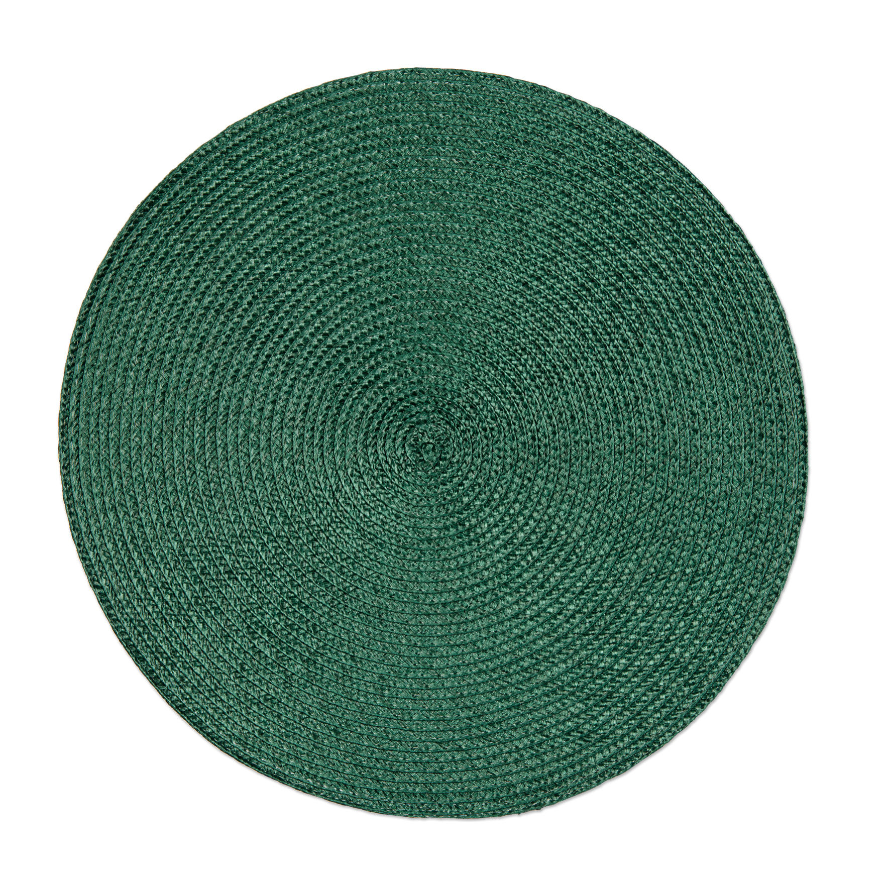 Set 6 tovagliette tonde Excelsa – Round, Polipropilene Verde scuro