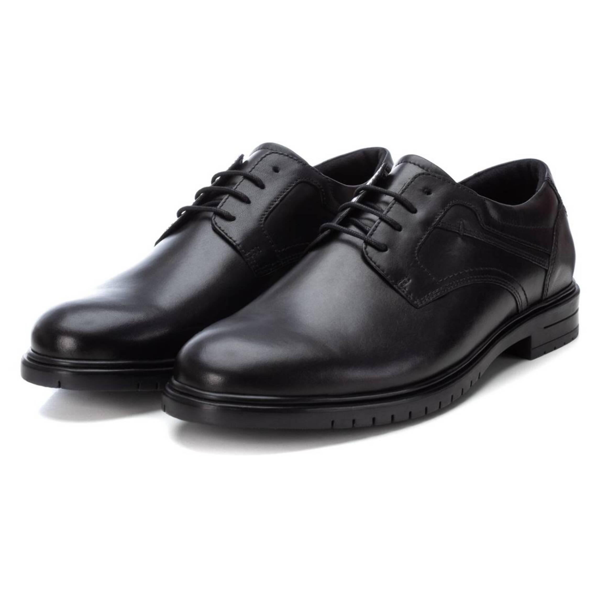 Zapato blucher/derby de piel negro