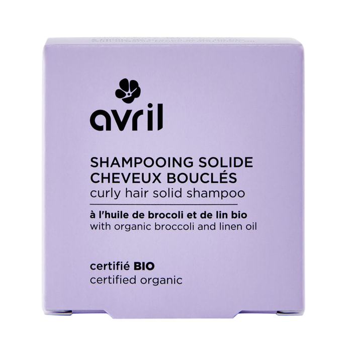 A l'Huile de Brocoli et de Lin - Shampooing Solide Cheveux Bouclés