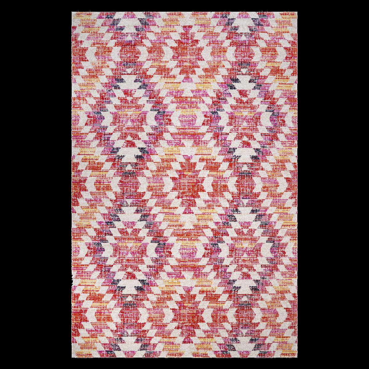 Tapis extérieur tissé kilim rectangle HIDU