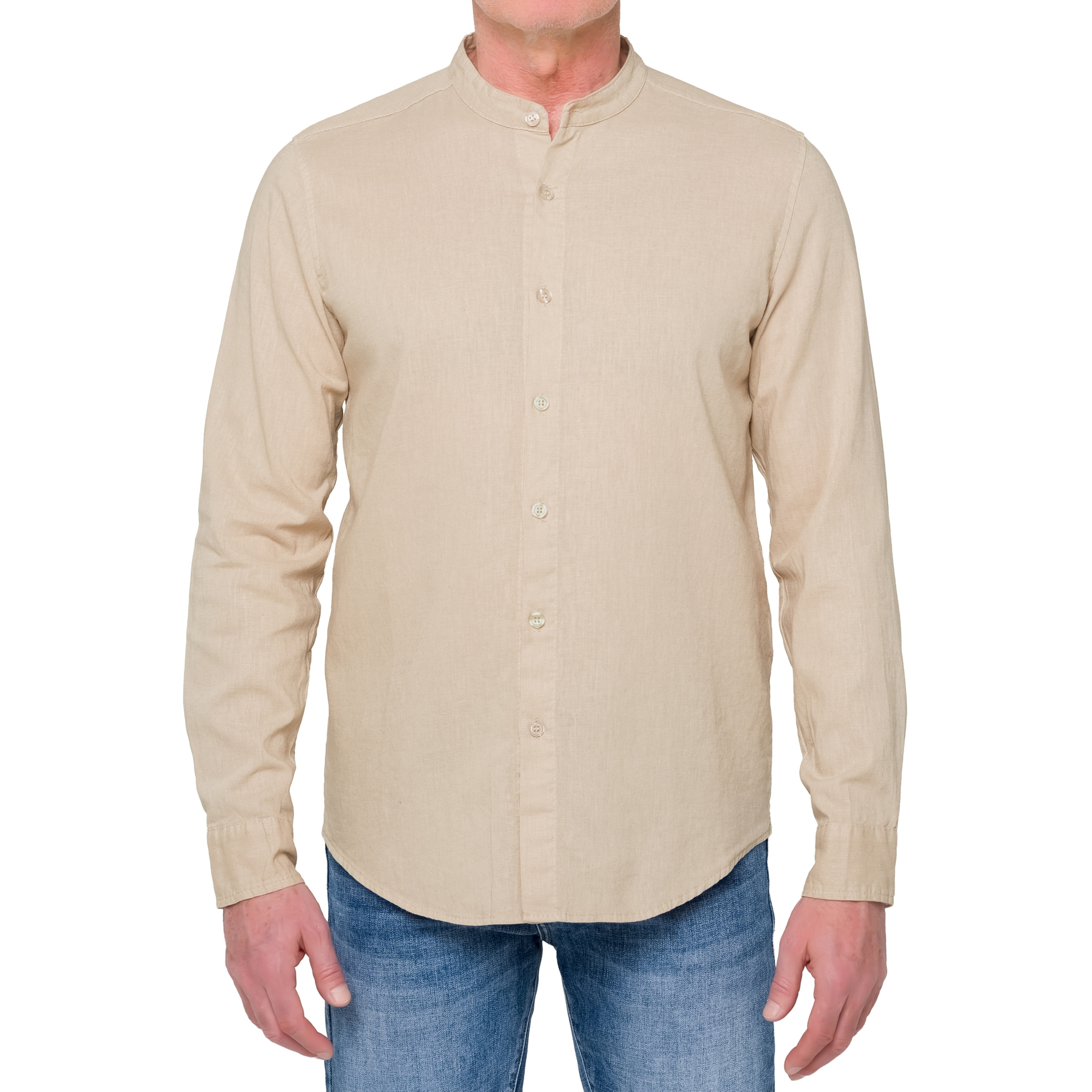 Camisa de lino Hot Buttered Tongareva Beige