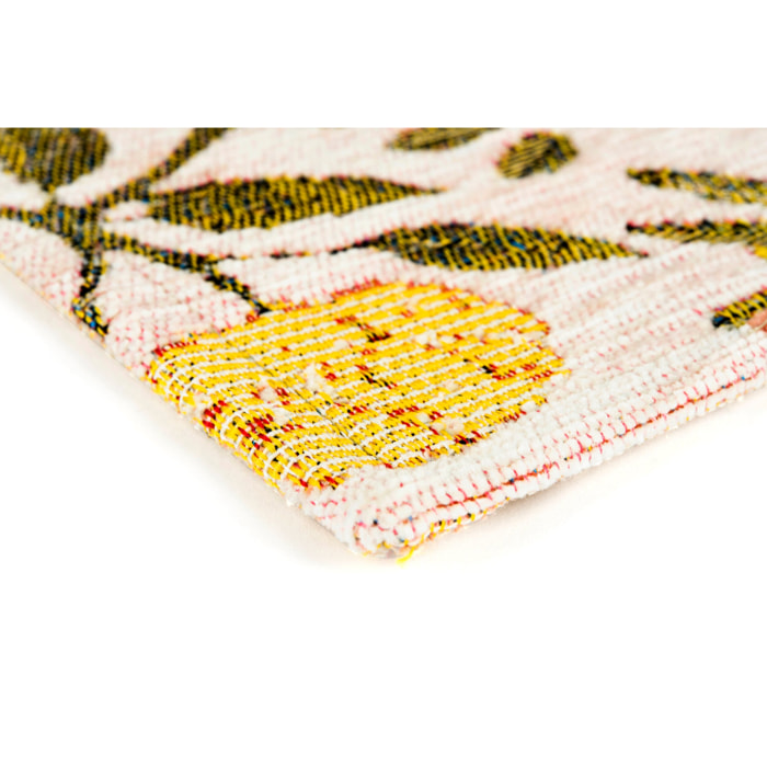 Tappeto Excelsa Fiori Frida in poliestere e cotone 45x75x0,5 cm multicolore