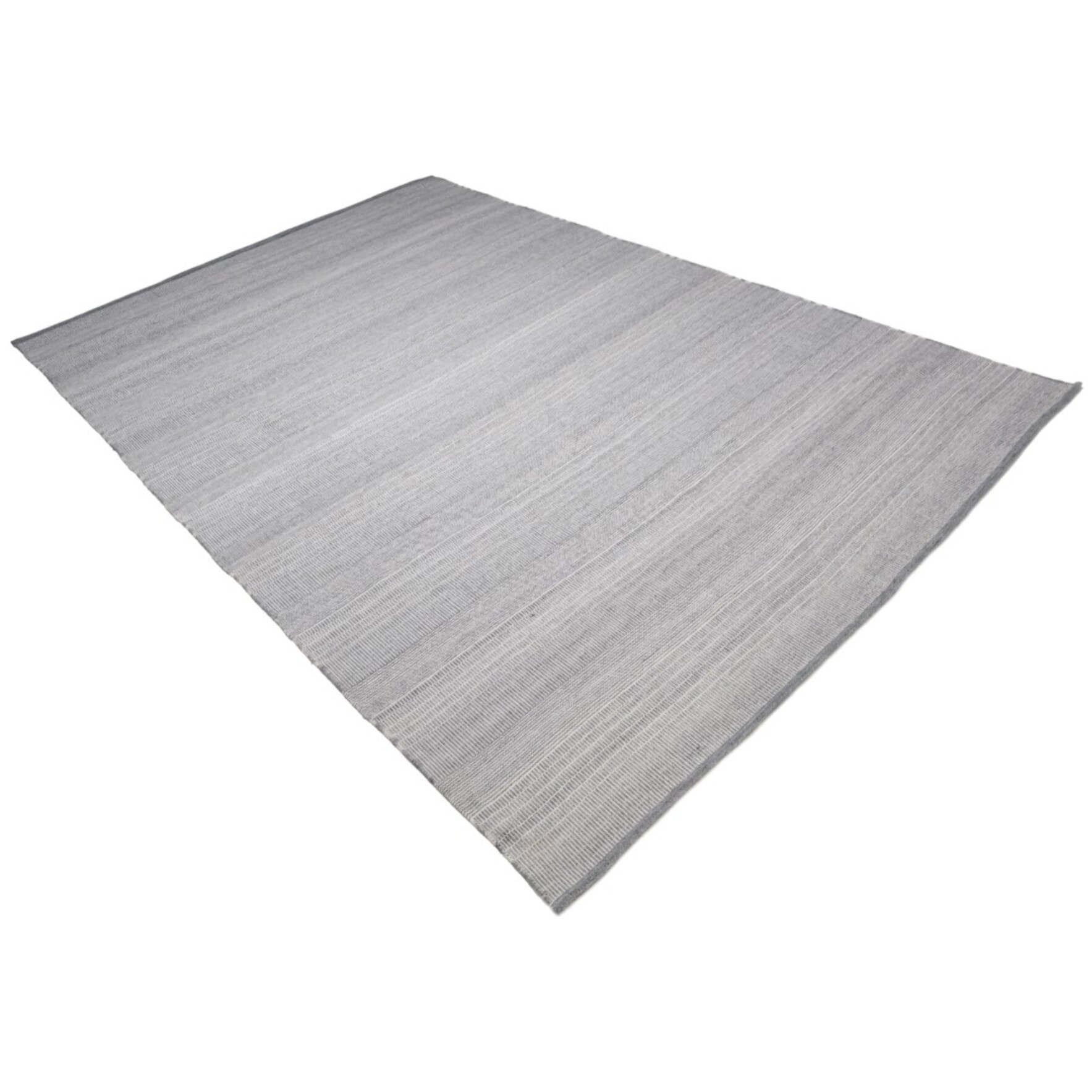 QUENTIN - Tapis d'extérieur rectangulaire 200x290cm gris/blanc
