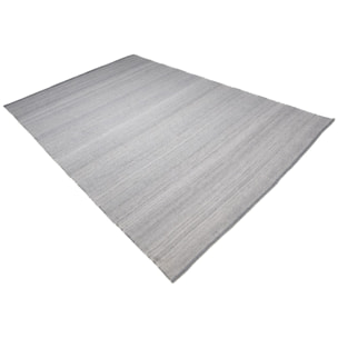 QUENTIN - Tapis d'extérieur rectangulaire 200x290cm gris/blanc