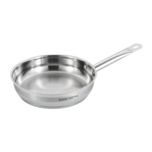 Poêle inox 24x5,5cm induction