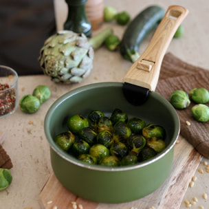 Batterie de cuisine 5 pièces en aluminium recyclé vert