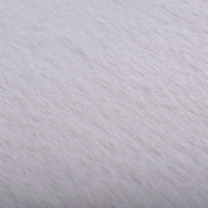 AVA - Tapis doux à poils longs lavable en machine - Gris