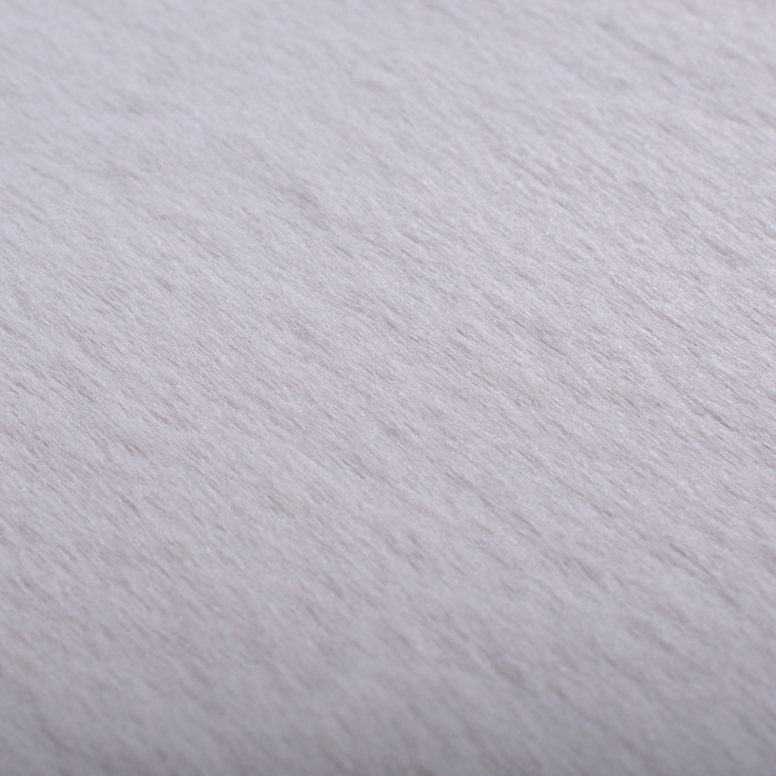 AVA - Tapis doux à poils longs lavable en machine - Gris