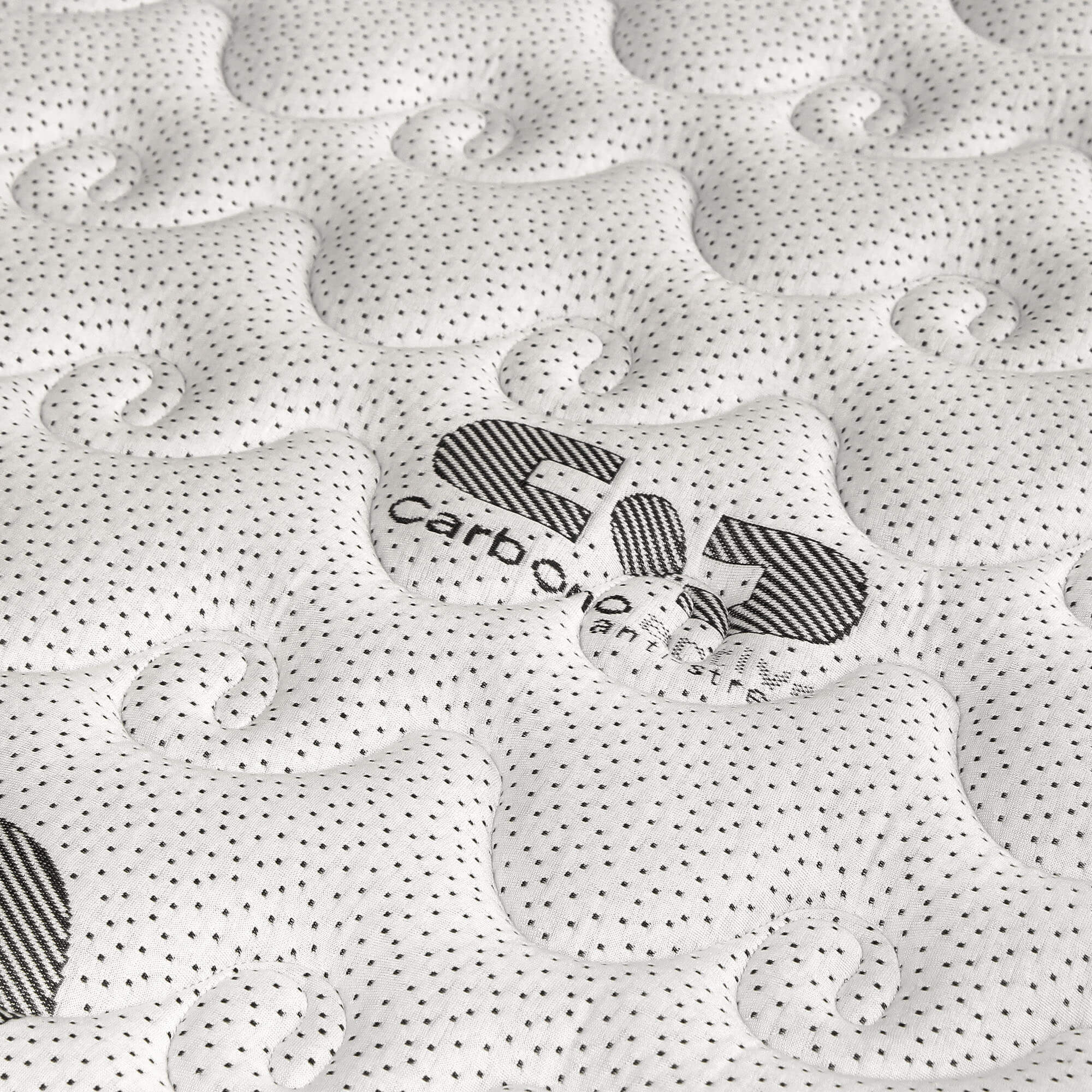 Colchón Viscoelástico HR Memory Carbono, Altura 24 cm