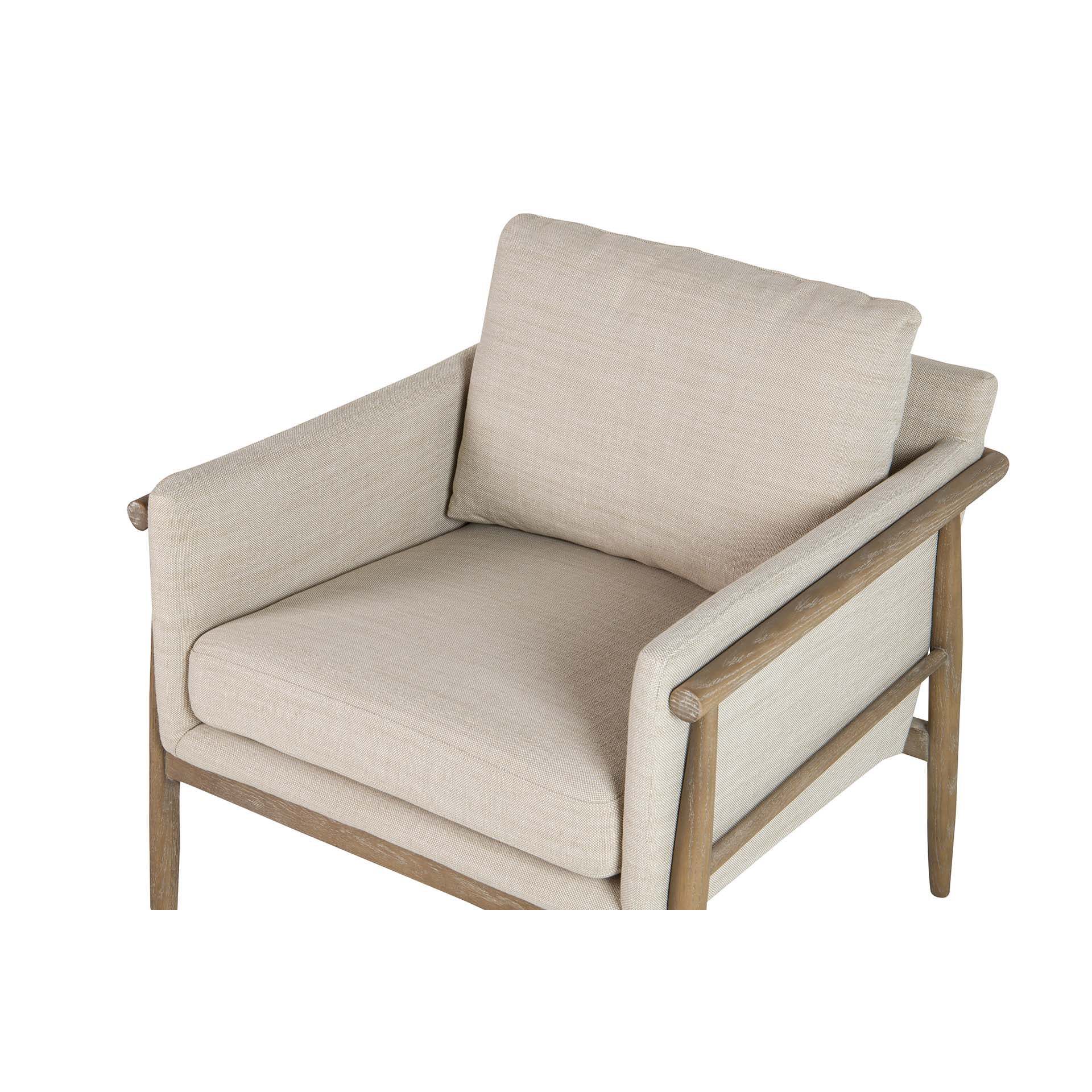 Butaca Madera Fresno Beige 77x74x72 Cm