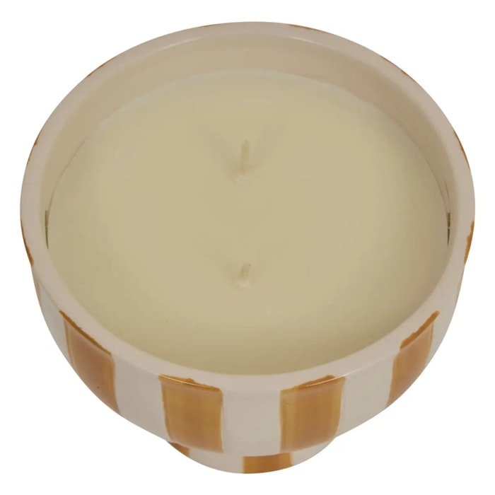Bougie parfumée Chéri 310g pot céramique assorti