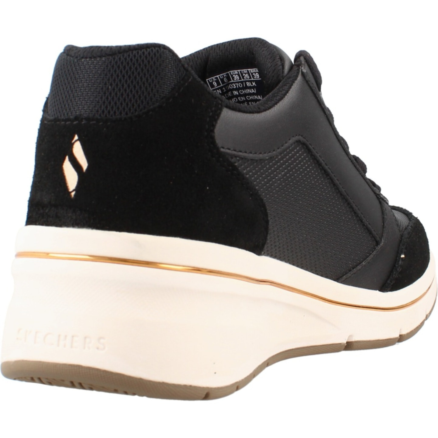 Sneakers De  Mujer 190370s Billion Flex Luxe Up Negro