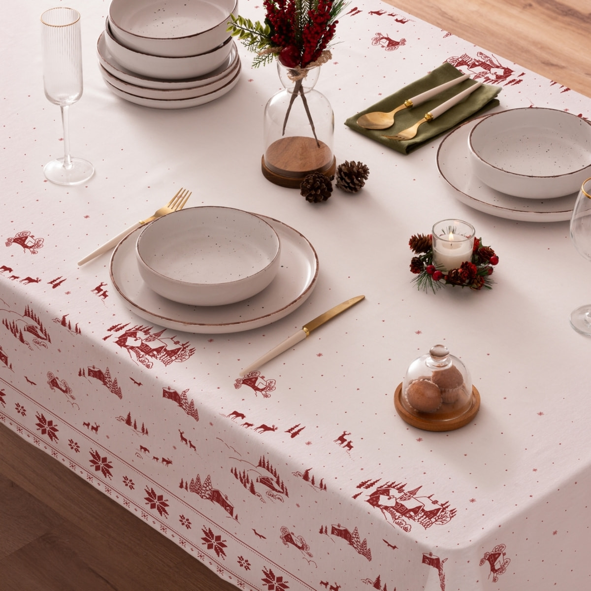 Mantel antimanchas SVEN WHITE