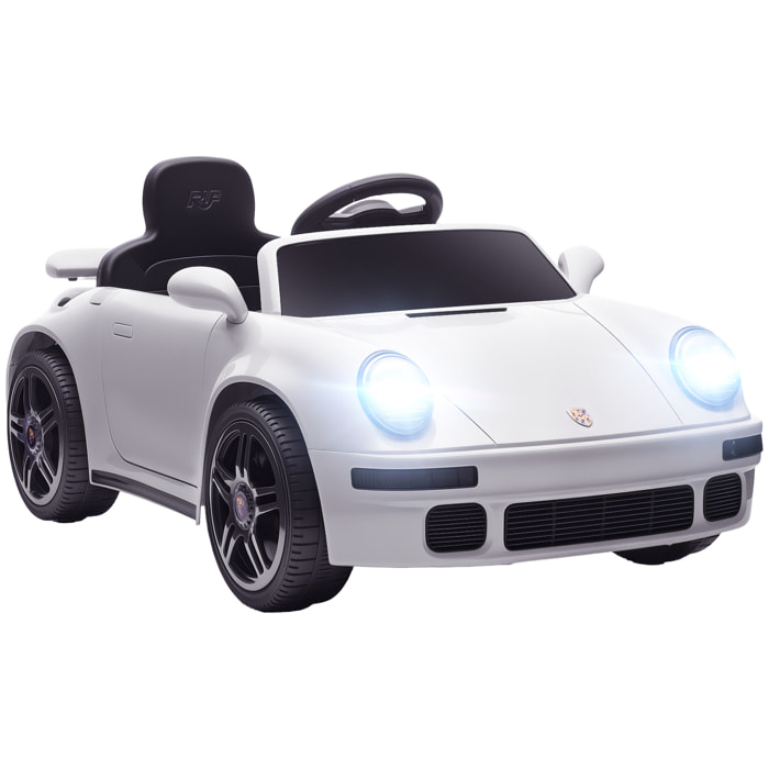 Voiture électrique enfant licence officielle RUF CTR 2017 12V 5Km/h max. télécommande nombreux effets blanc