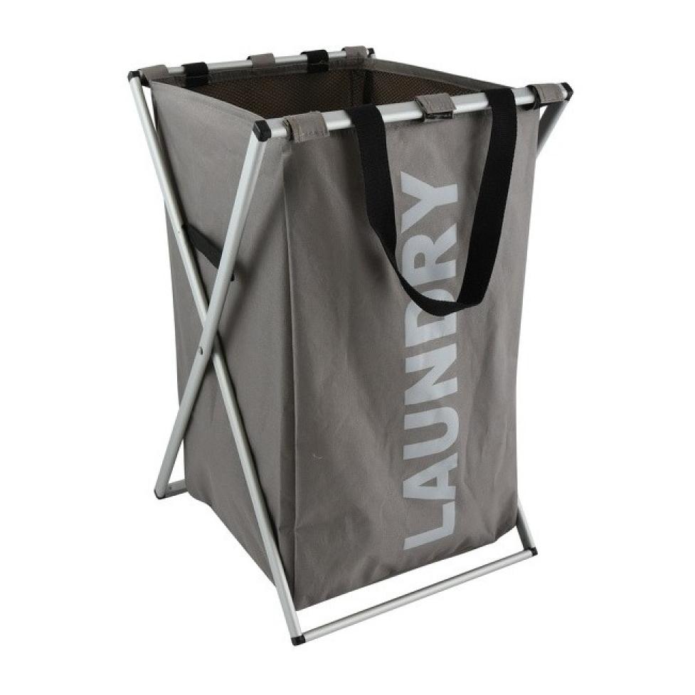 Panier à linge LAUNDRY 50L Taupe MSV