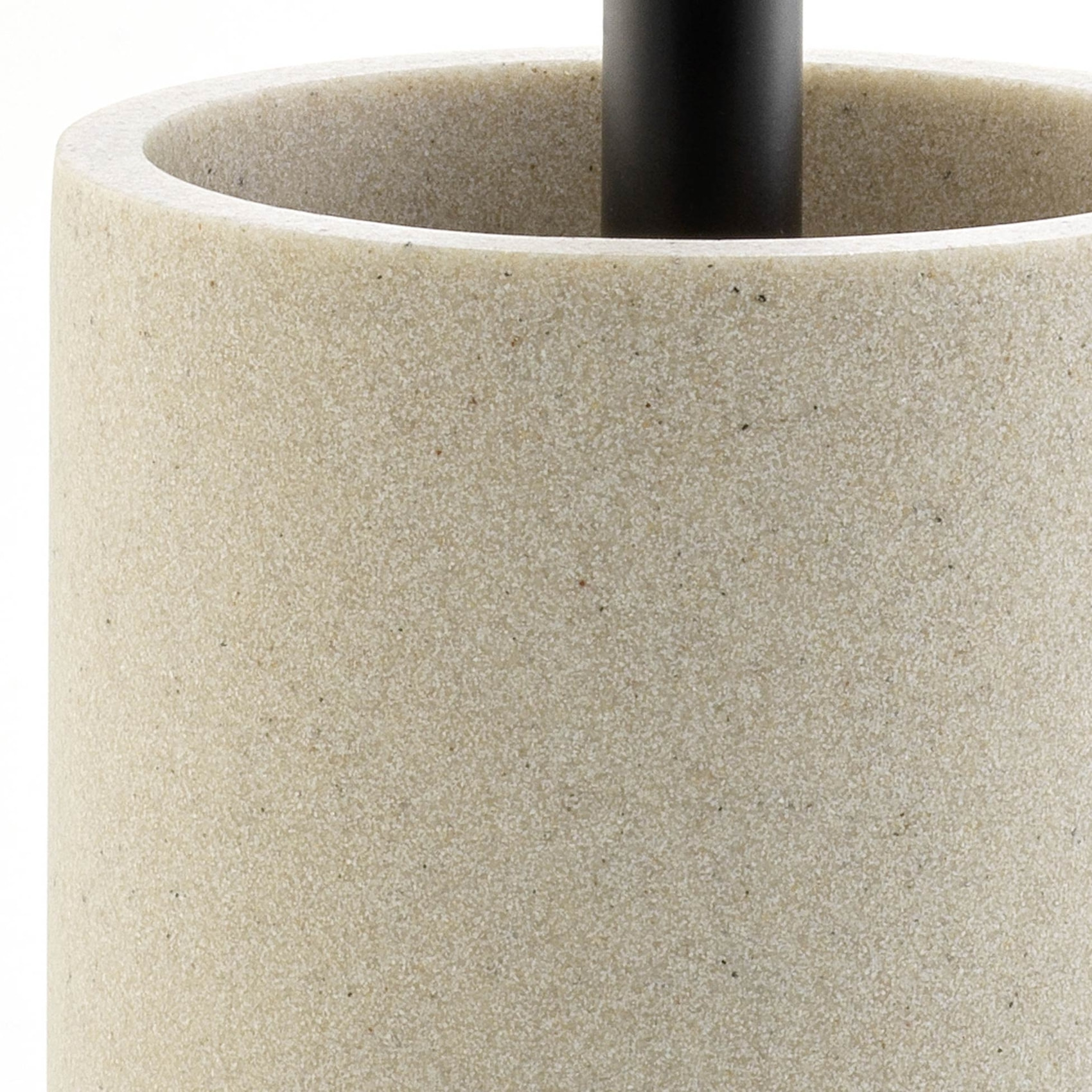 Brosse WC en polyrésine  - Effet granite - Sable