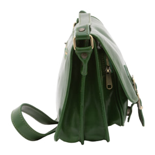 Borsa a tracolla  da donna In Vera pelle Made in Italy 27,5x22x12 cm