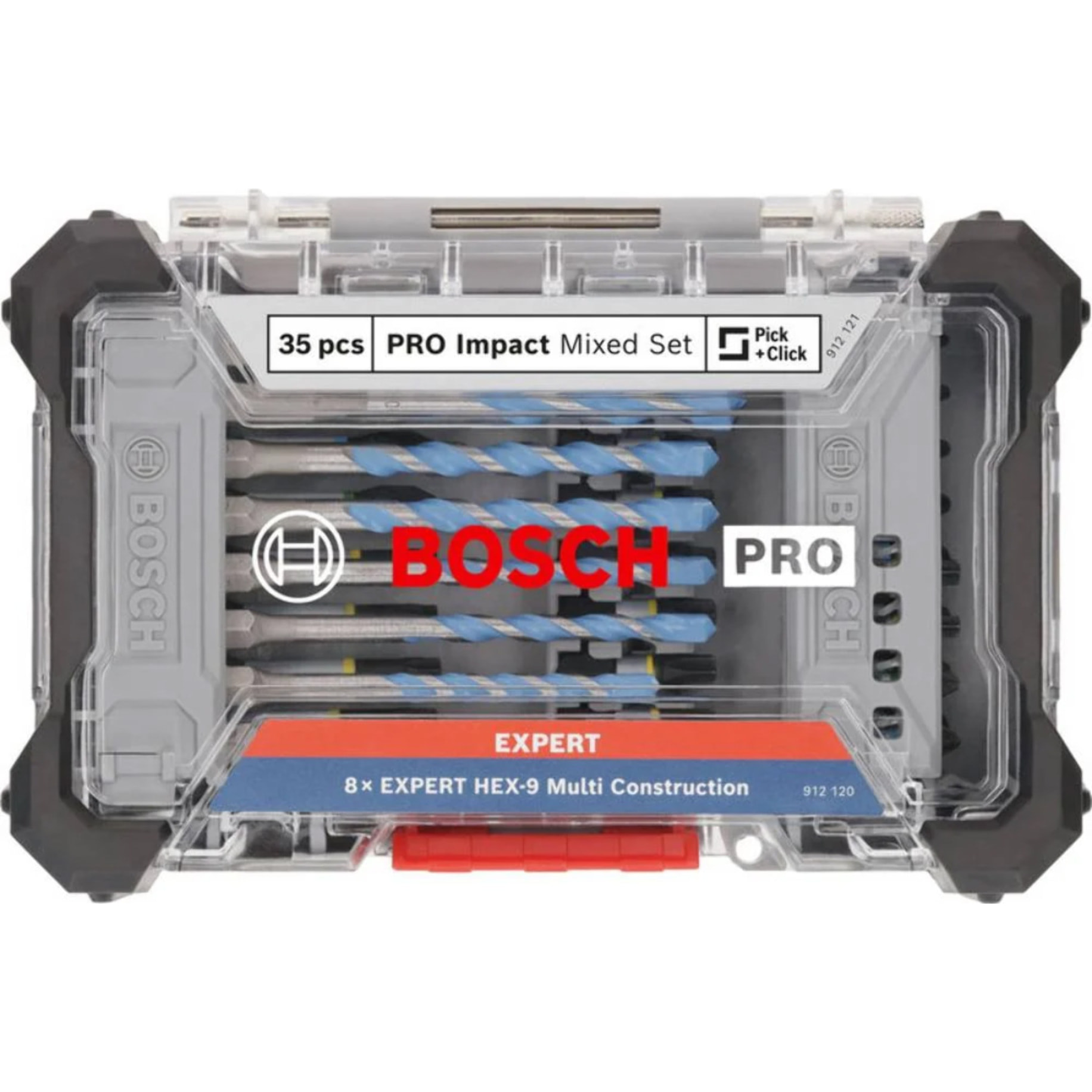 Embouts de vissage PRO impact et SET de forets multi-construction, 35 pcs. - BOSCH - 2608522518