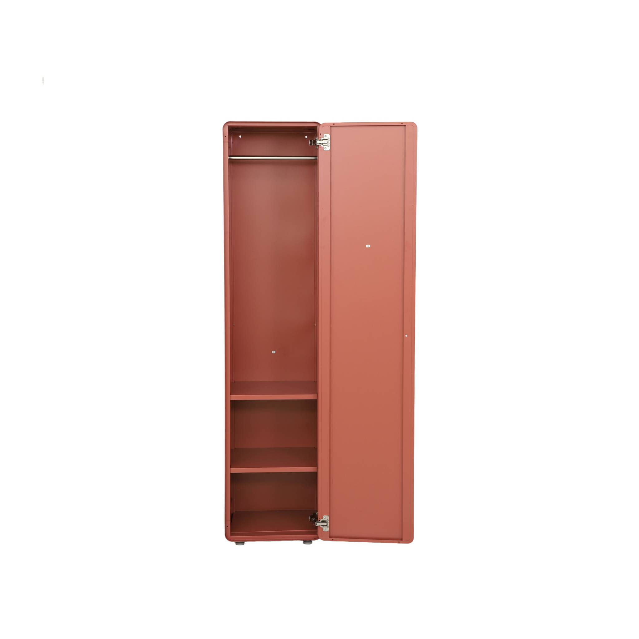 Armoire casier industriel acier 2 étagères 1 penderie TRIBECA
