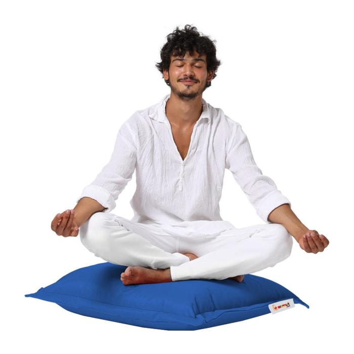Cojín pouf 70x70 - azul