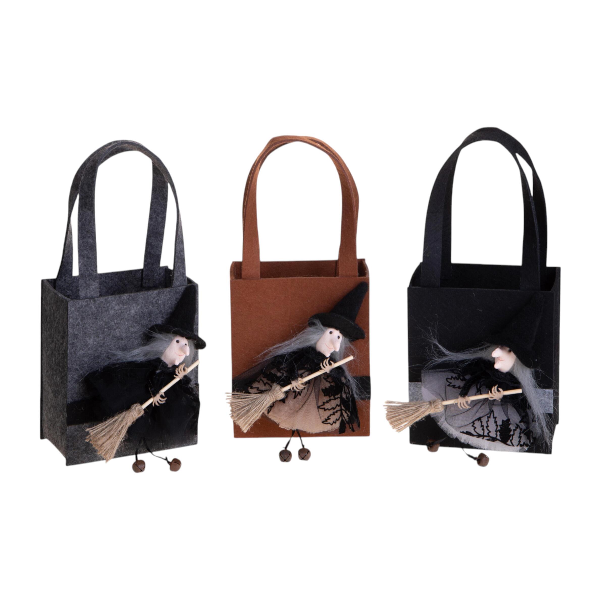 Borse Cm con Befana - Pezzi 2 - 14xH28x13cm - Bianchi Dino SpA